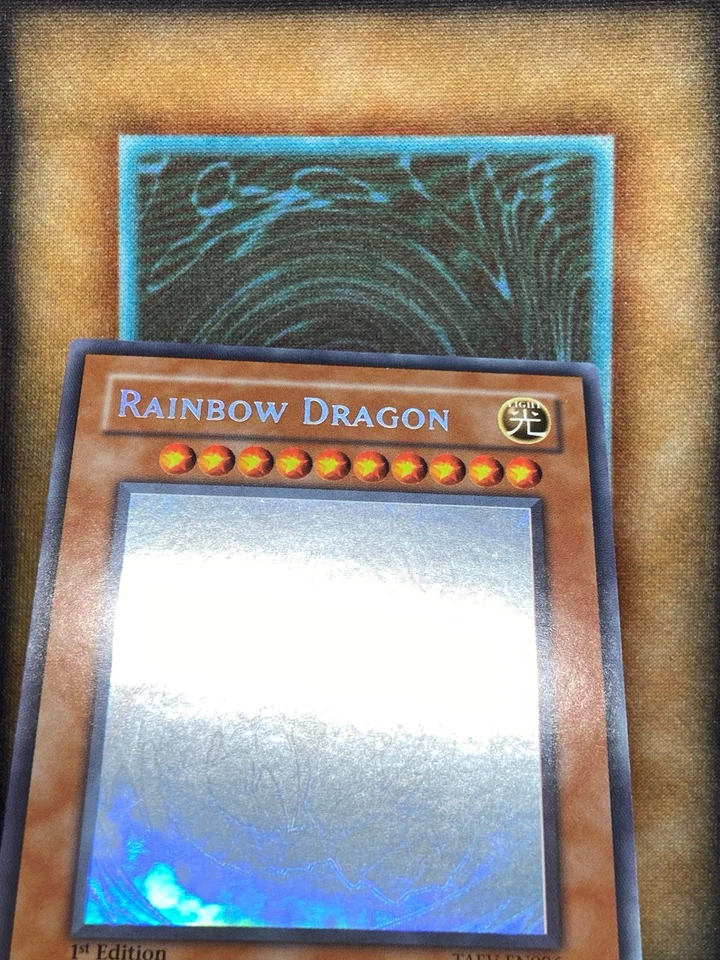Yugioh Rainbow Dragon TAEV-EN006 Ghost Rare 1st Ed NM - Image 2 of 4