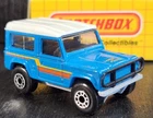 MATCHBOX MB35 LAND ROVER 90 UTE SUV BLUE VINTAGE 1987 IOB