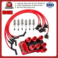 Ignition Coil+Spark Plug+Wire Set for Ford F150 E150 Ranger Mazda Mercury FD488