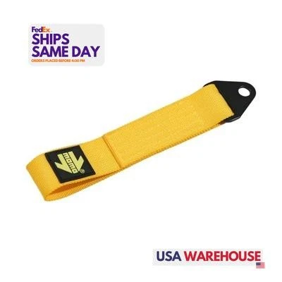 Correa de remolque de carreras Momo Automotive MTOWYL, una de nailon amarilla Momo - Amarilla Performa