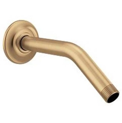 Moen 8'' Shower Arm And Flange In Bronzed Gold Finish  - S122BZG