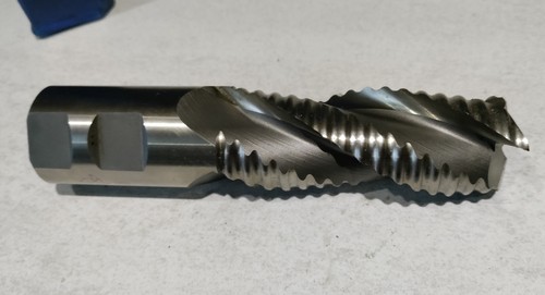 Acculead 1-1/4" HSS Lead 5.608 3 Flute Roughing Mill 1-1/4" Shank 3-1/4" LOC