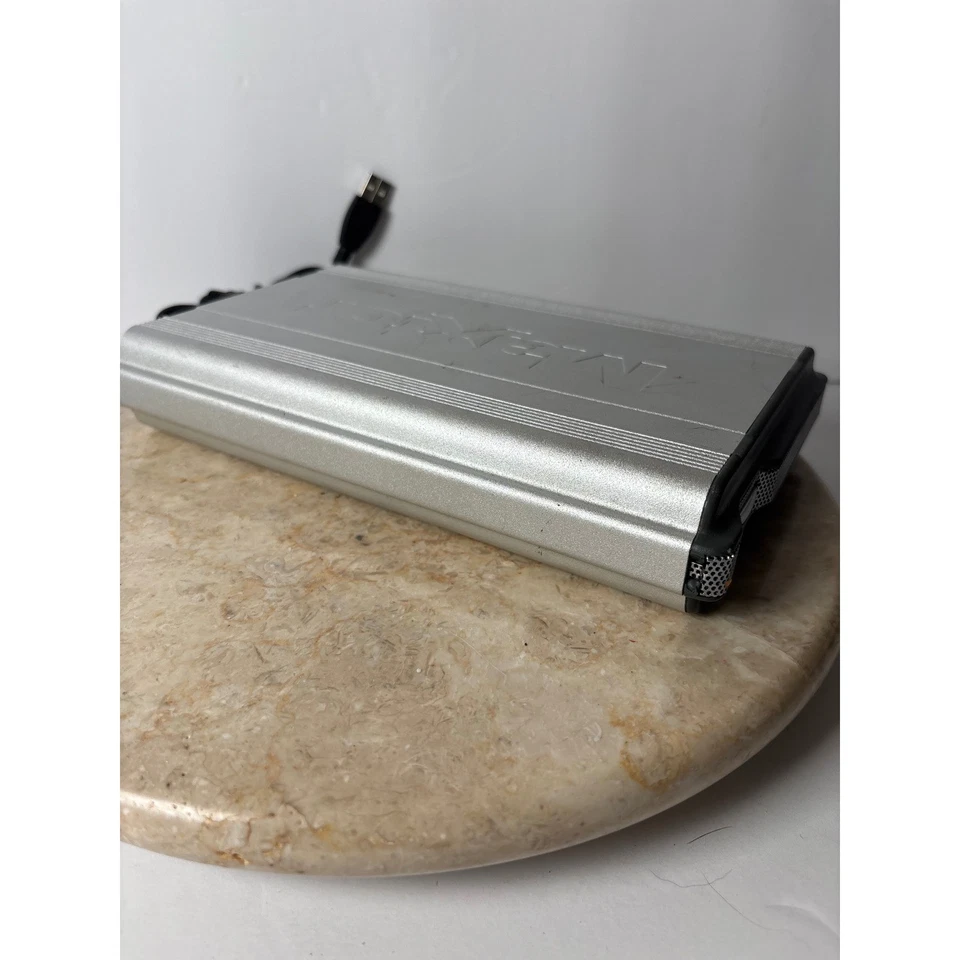 Maxtor External Hard Drive Silver Portable Storage PARTS NOT TESTED. - Image 3 of 4