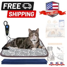 Cat Heating Pad, 18 18 in Pet Heating Pad for Cats Puppy Heated Dogs Blanket ...