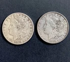 Morgan Silver Dollar US coin Lot Of Two / 1902 - O New Orleans & 1903 Philly