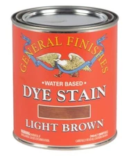 General Finishes Water Based Dye 1 Quart Light Brown