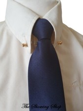 ADULTS EQUESTRIAN READY TIED ZIP SHOWING TIE-  PLAIN NAVY