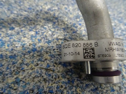 Leitung VW Golf VII 5G GTE Klimaleitung Schlauch AC Alu Line Hose 5QE820886B - Picture 4 of 12