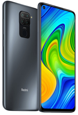 Xiaomi Redmi Note 9 Dual-SIM 64 GB schwarz Smatphone Handy Ohne Vertrag Android