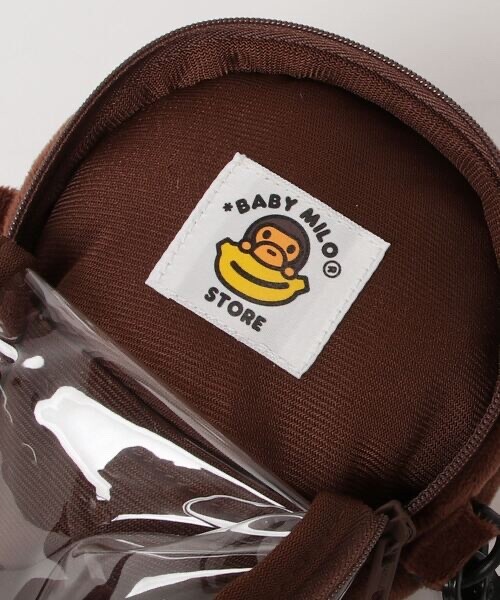 A Bathing Ape Baby Milo Mobile Bag Brown Brand Logo Strap A Bathing Ape Baby Milo Mobile Bag Brown Brand Logo Strap