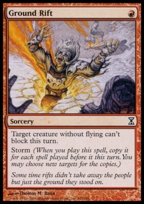 Ground Rift x1 1x Time Spiral NM MTG