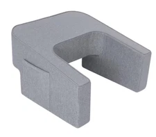 Lavish Home Desk Pillow w Arm Rests, Storage Pockets, & Removable Washable Cover