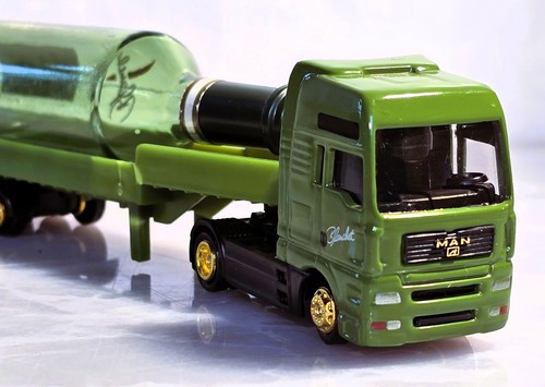 Blanchet MAN Tieflader Minitruck Werbetruck Sammeltruck 1:87 - Bild 4 von 7