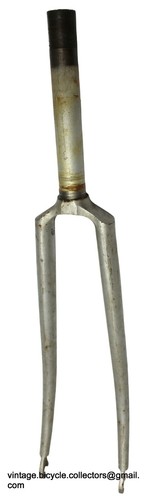 Columbus steel 1 inch pista fork ITA thread helical reinforced Vintage Track - Picture 2 of 10