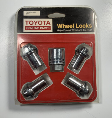 ALLOY WHEEL LOCK SET 00276-00901 GENUINE TOYOTA ACCESSORY | eBay