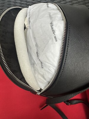 Karl Lagerfeld Fancy Mini Backpack Cat Heart Black NWT | eBay display picture 1