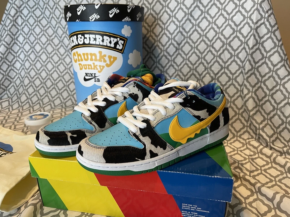 Size 10.5 - Nike Dunk Low SB Special Ice Cream Box x Ben & Jerry's Chunky  Dunky