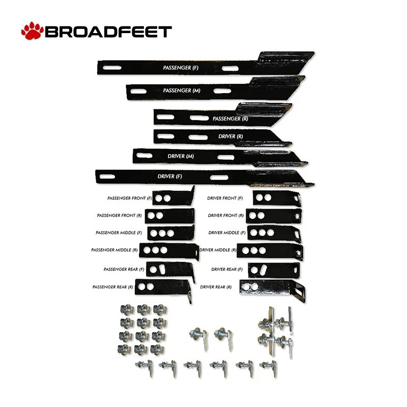 Almohadilla de barra lateral para estriberas de aluminio R22 de 5" para Subaru Ascent 2019-2023 Foto 4 de 4