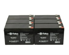 Raion Power 12V 9Ah SLA AGM Yuasa NP9-12 Battery - 6 Pack