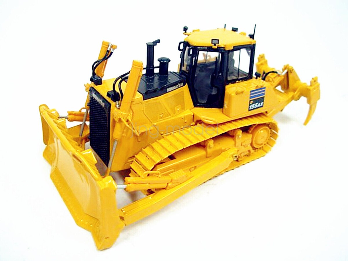 コマツ建機　KOMATSU D155AX-7 1/50　　2セット UH 1/50 Scale Komatsu D155AX-7 Bulldozer w/Ripper Diecast