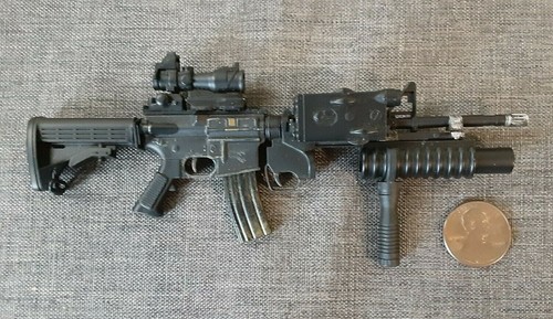 Toy City 1/6 Scale US M21 with Acog Sight and 203 Launcher for 12" Figure L-131 - Picture 1 of 2