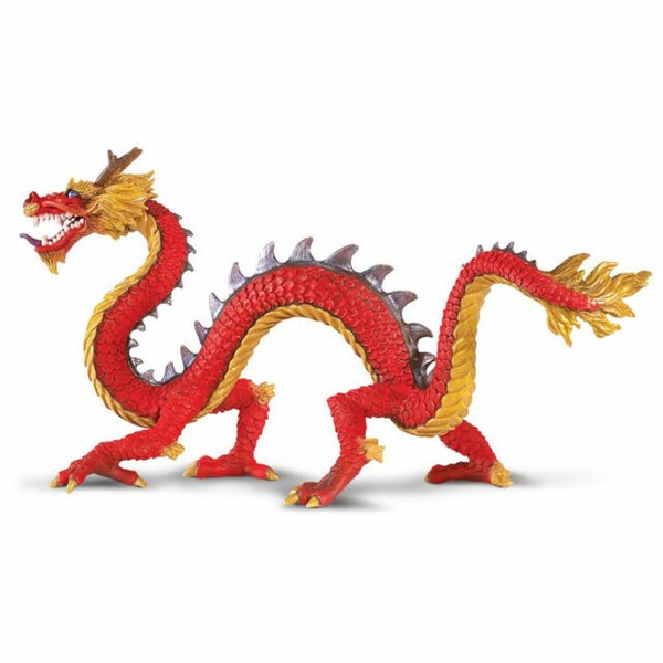 Safari 10135 Horned Chinese Dragon Replica Figure Toy for sale online