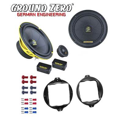 Ground Zero Auto SPL Lautsprecher System 16,5cm für Audi A3 (8L) 3-Türer