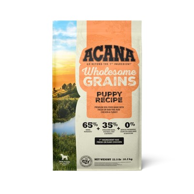 Wholesome Grains Dry Dog Food, Puppy Recipe, Real Chicken, Eggs and Turkey Do...