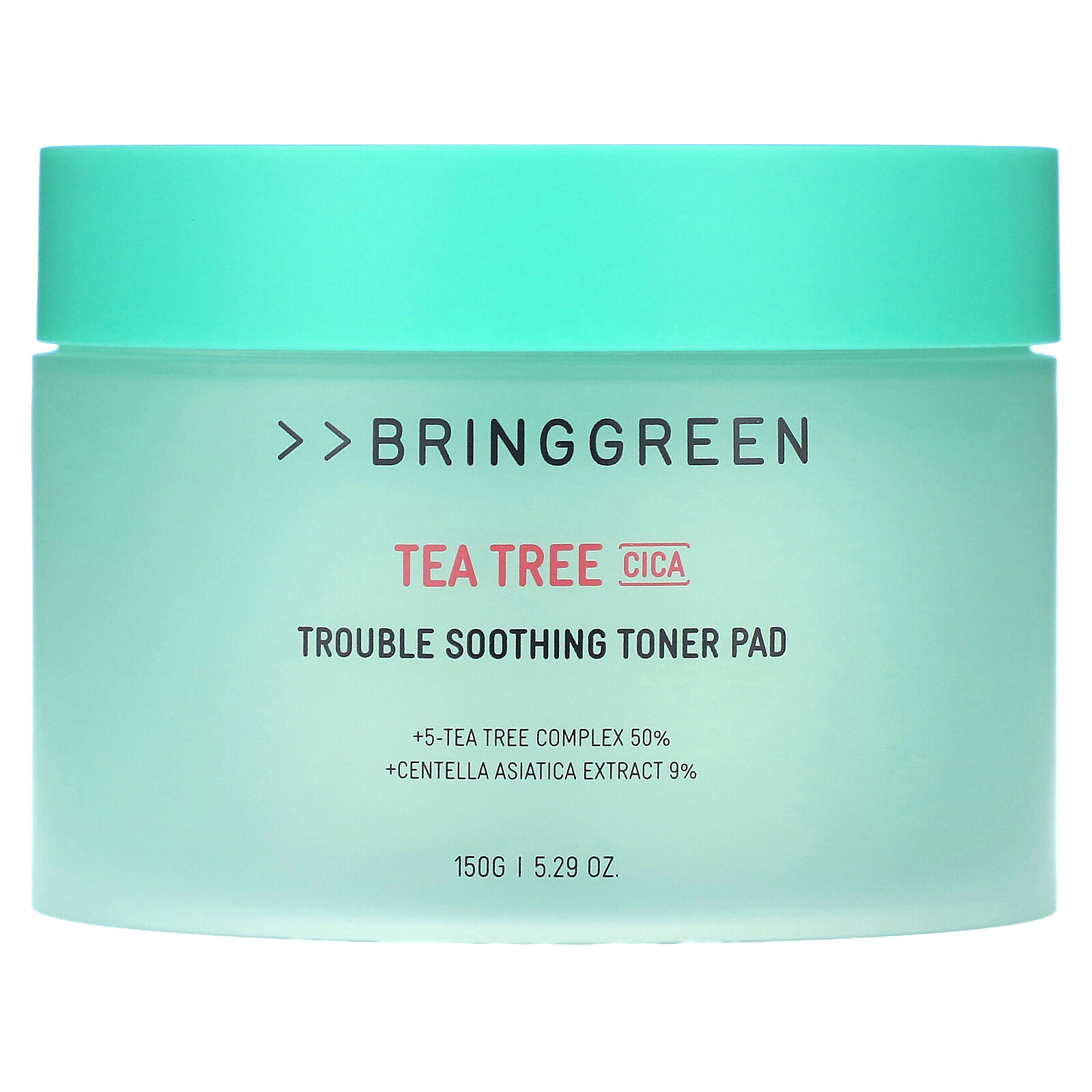 Tea Tree Cica, тонер-подушечка для снятия раздражения, 5,29 унции (150 г)