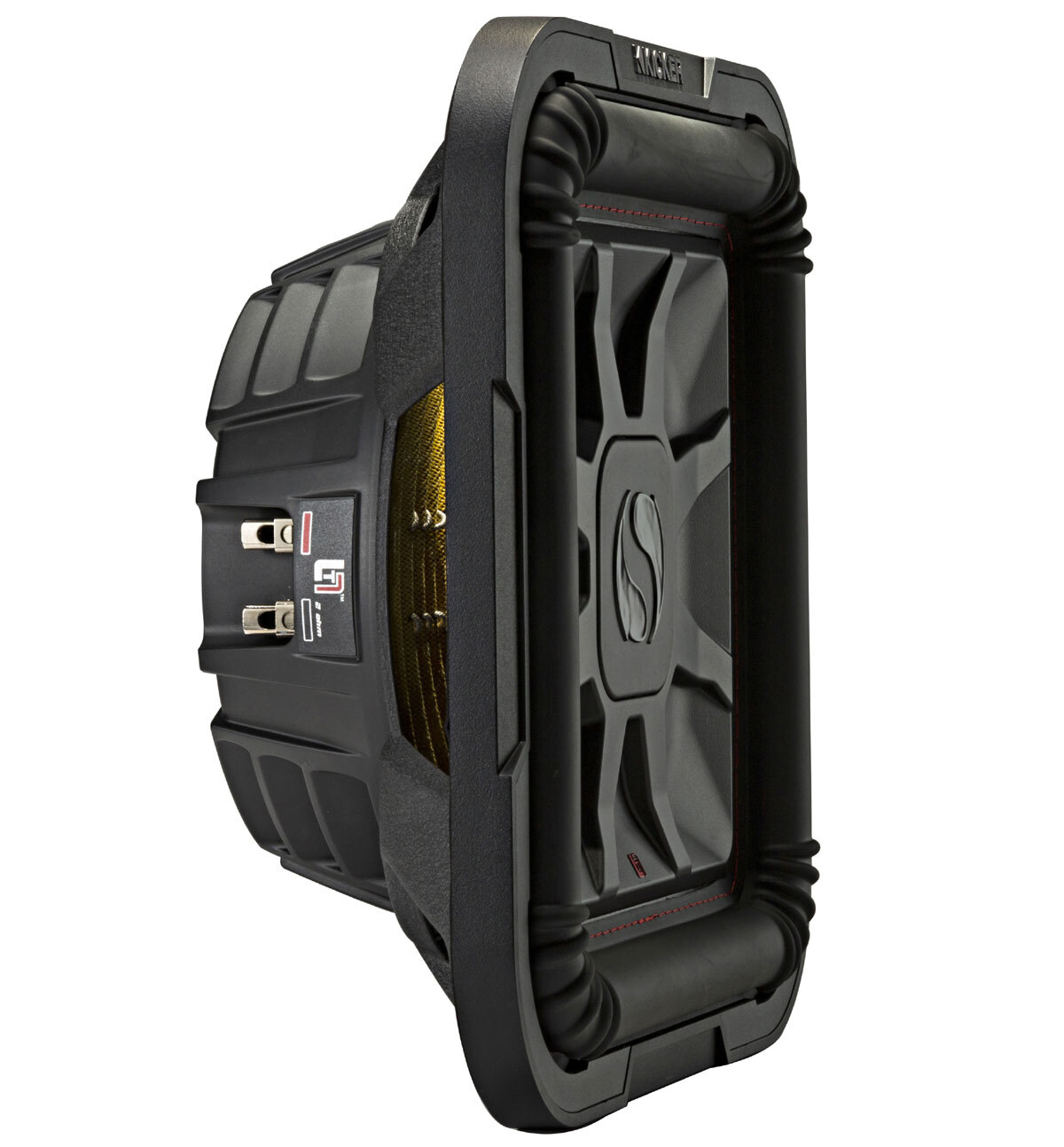 Kicker 46L7T122 Car Audio L7T Shallow Mount 12" Sub Square L7 Subwoofer