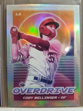 Cody Bellinger 2021 Chronicles Baseball OVERDRIVE HOLO card #19 Los Angeles