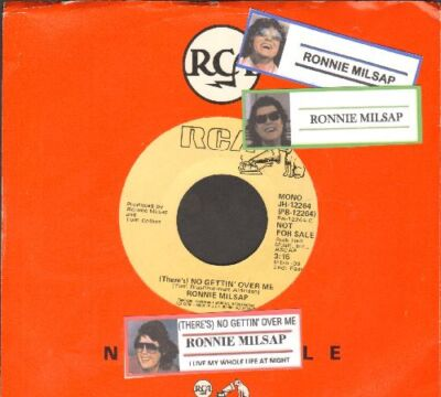 #ad Milsap Ronnie There#x27;s No Getting#x27; Over Me RCA 12264 Promo Vinyl 45 rpm Record $16.80