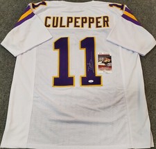 DAUNTE CULPEPPER AUTOGRAPHED SIGNED MINNESOTA VIKINGS JERSEY JSA COA