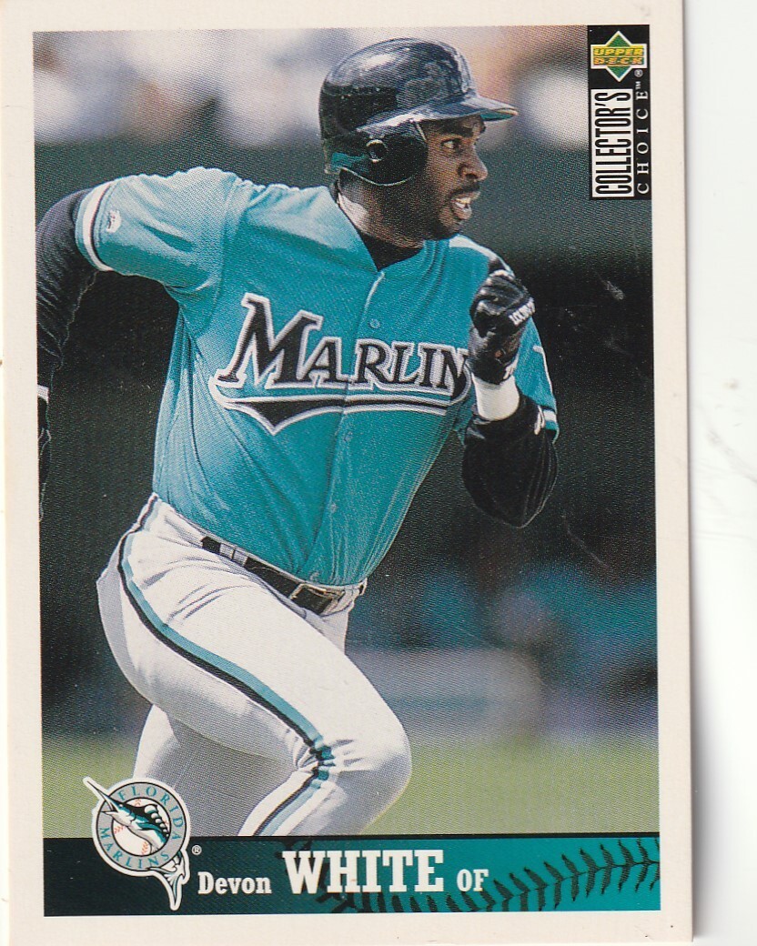 FREE SHIPPING-MINT-1997 Upper Deck Collector's Choice Devon White #112 MARLINS