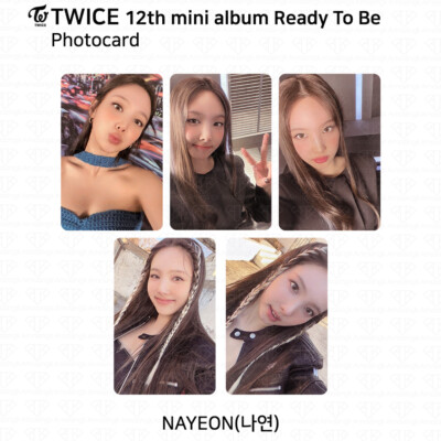TWICE 12th Mini Album Ready To Be Photocard Message Card Poster