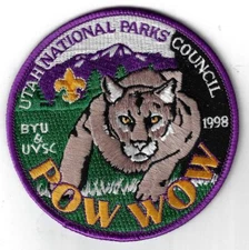 1998 Pow Wow BYU & UVSC Utah National Parks Council OUR Bdr. [Q-1249]