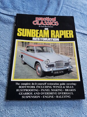 Sunbeam Rapier Restaurierungsanleitung praktische Klassiker sehr guter Zustand Hillman Minx Rootes