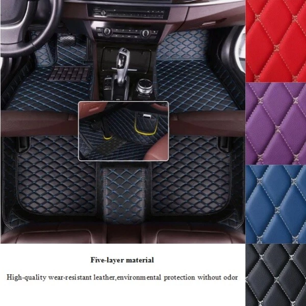 For Volkswagen Golf/GTI/Golf-R Custom Liners Car Floor Mats Carpets Waterproof — 第 4/4 张图片