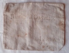 Pochette tissu "FEUILLETS DE CAMPAGNE OFFICIERS DU 4/6 RTA" Tirailleur Algérien