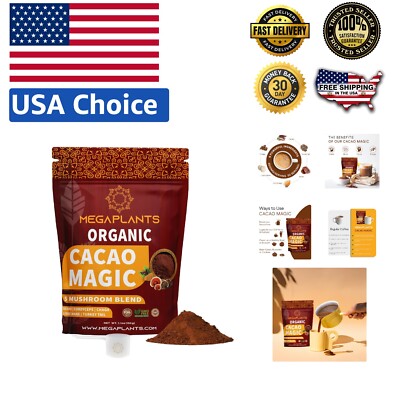 Experience Cacao Magic | 50 Servings of Luxurious Mushroom Superfood Drink