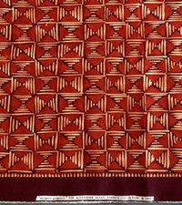 "mongalla geometric" - Alexander Henry Fabrics - 65" x 40" , c 1998