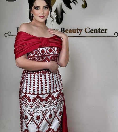 Traditional Thoub Jordan and Palestine heritage Dress ثوب تراثي اردني وفلسطيني