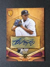 2013 Topps Supreme IVAN NOVA Red Variant Blue Auto/25 YANKEES Dominican Republic