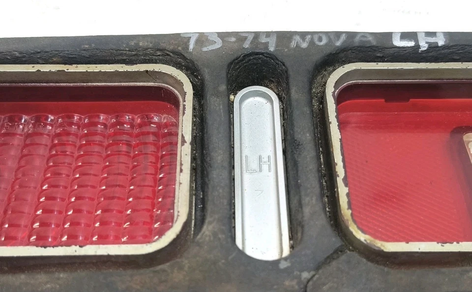 73-74 Chevy Chevrolet Nova SS б/у оригинальный производитель задняя линза заднего фонаря левая сторона водителя 5965745 #1 - Изображение 3 из 4