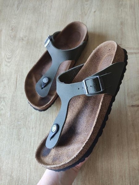 Women Birkenstock Flip-Flops Green 37