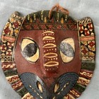 Hand Painted African Style Wooden Mask — photo 9