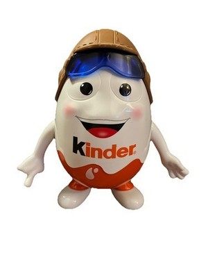Kinder Surprise Plastic Mascot Toy Figure 10'' Tall Storage Container 