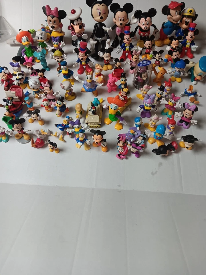 Disney Figures Mickey Minnie Donald And More Some Vintage Some Pvc Lot Of 75 - Image 2 of 4