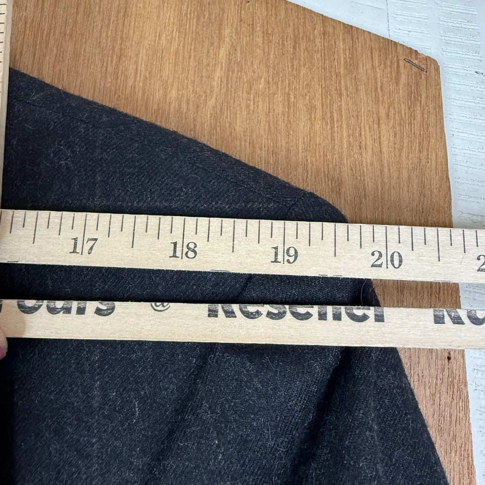 Traje De Colección Doble Pecho Para Hombre 40R Gris Ventana Franela Lana Evan Picone Foto 4 de 4