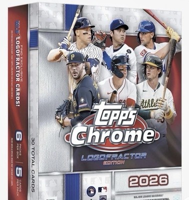 2026 Topps Chrome Logofractor Edition Baseball Box